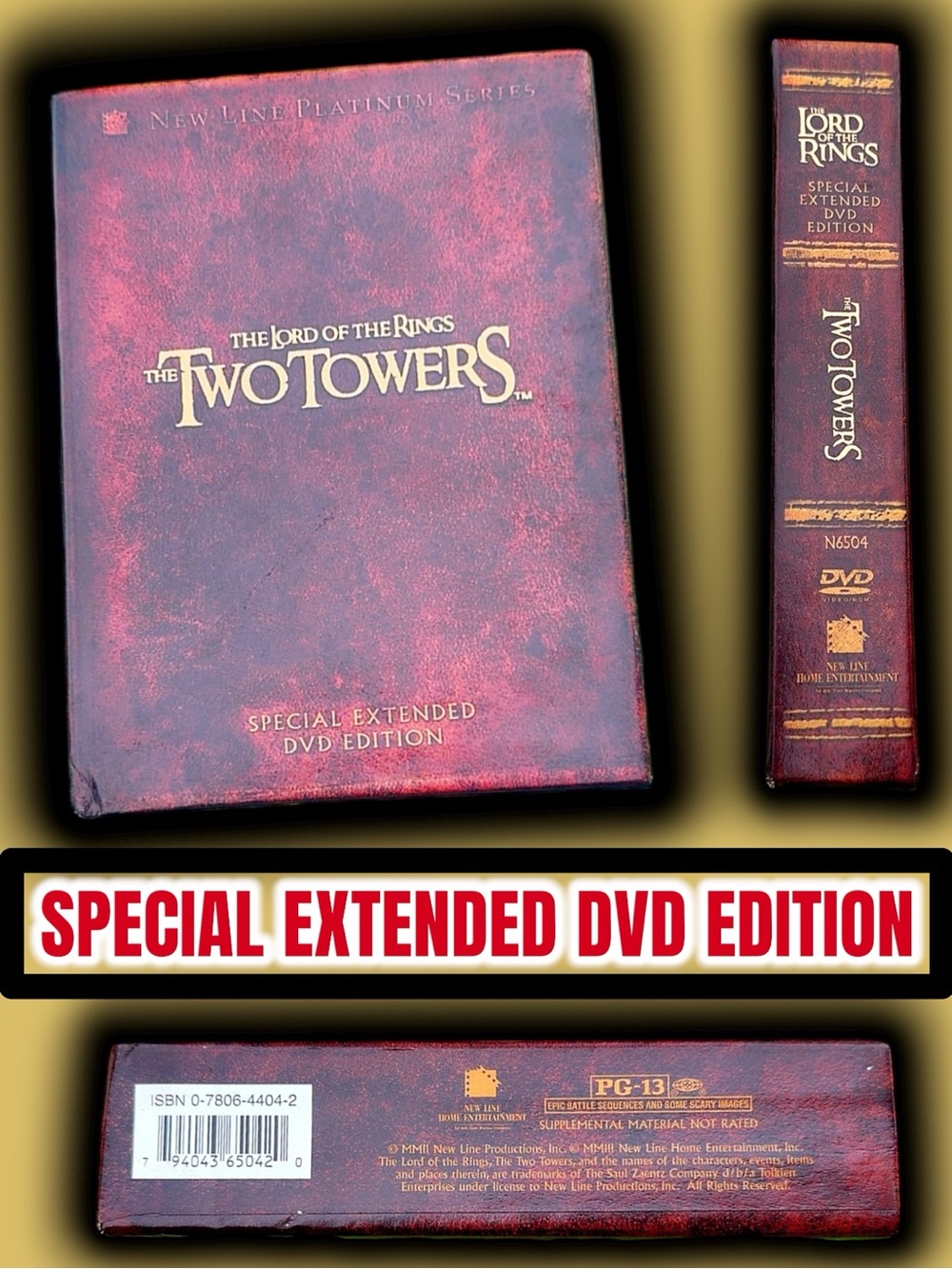 The Lord of the Rings: The Two Towers - Special Extended DVD Edition (4 DVDs)
